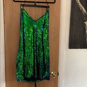 Pretty Little Thing -Sequin Slip Dress